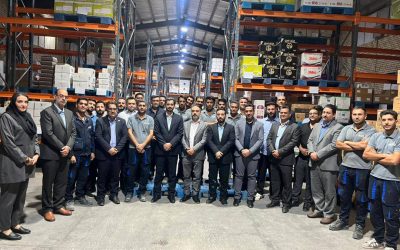 بازدید مدیر عامل و هیئت همراه از مرکز توزیع شیراز به منظور احداث مرکز ملکی